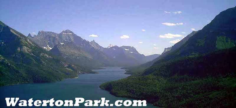 waterton lakes national park, alberta, canada valley photo