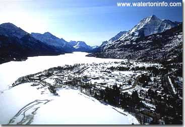 A perfect place for peaceful contemplation - Waterton Lakes National Park in the Winter!