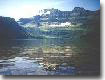 Cameron Lake is a scenic 16 km drive from the Waterton townsite.