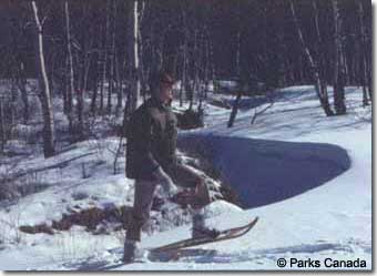 Waterton Lakes Park offers over 200 km of snowshoeing trails for your enjoyment.