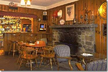 The comfortable Ram's Head Lounge in Waterton Lakes National Park, Alberta, Canada.